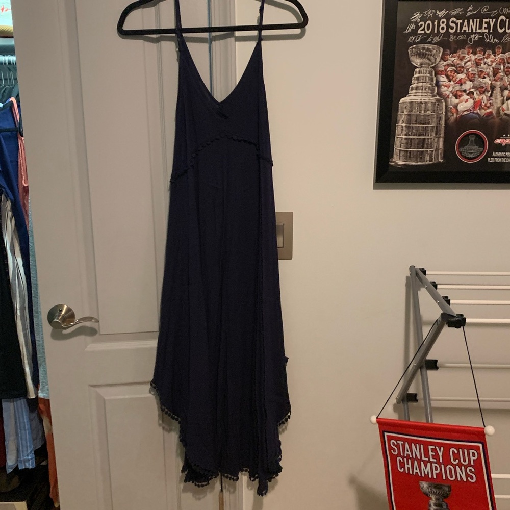 Navy blue Abbeline midi dress